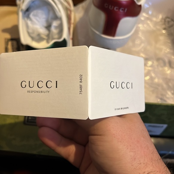 GUCCI ACE GUCCI BLADES SIZE 44 EURO SIZE 10 US - Picture 7 of 12